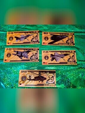 Air Force Novelity Gold Backs.